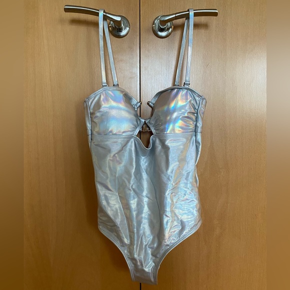 Karen Millen metallic swimsuit, brand new with tags - Picture 2 of 5